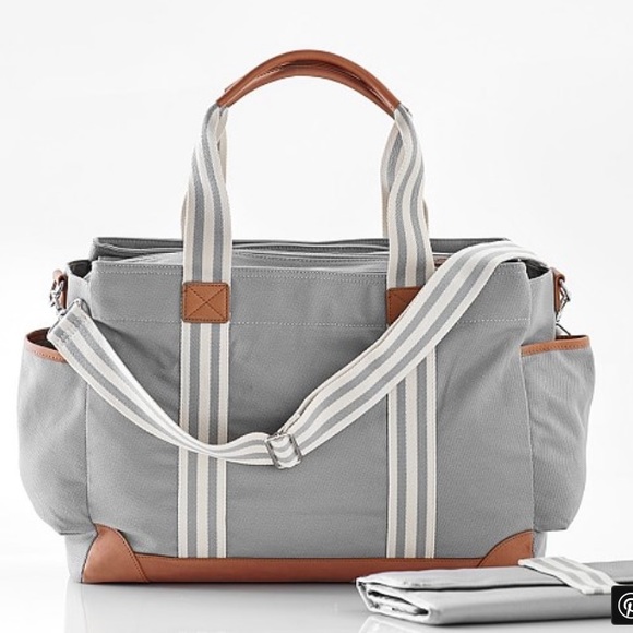 Pottery Barn Kids Handbags - Grey Pottery Barn Kids classic diaper bag